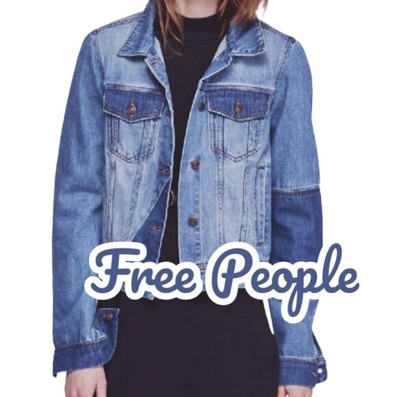 Free People Rumors Denim Jacket - Picture 1 of 13